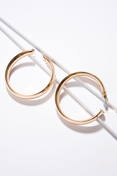 Bold and Gold Hoop