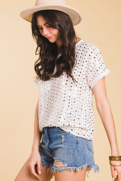 Shine on Sequin Blouse