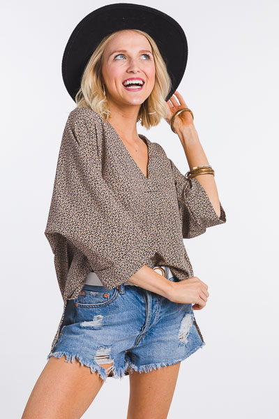 Wild Thoughts Boxy Blouse