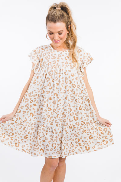 Soft Tiers Frock, Panther