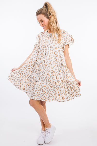 Soft Tiers Frock, Panther