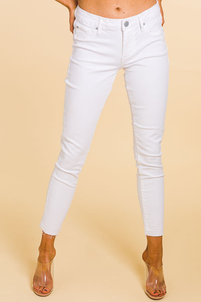 Carly Skinny, Solid White