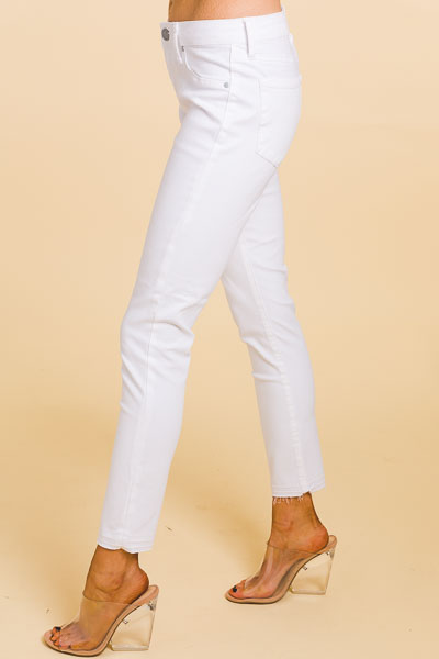 Carly Skinny, Solid White