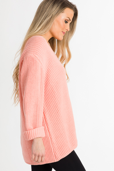 Spring Breaker Sweater, Peach