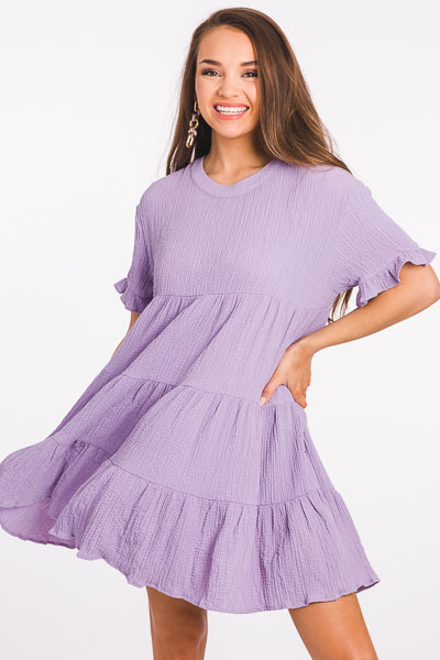 Lilac Lady Tiered Dress