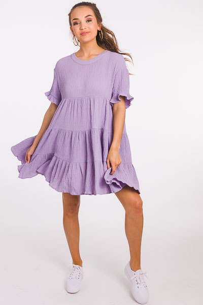 Lilac Lady Tiered Dress