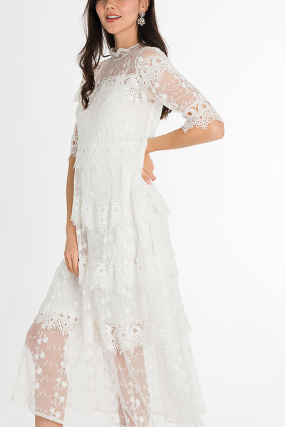 Slip on By Lace Maxi, White