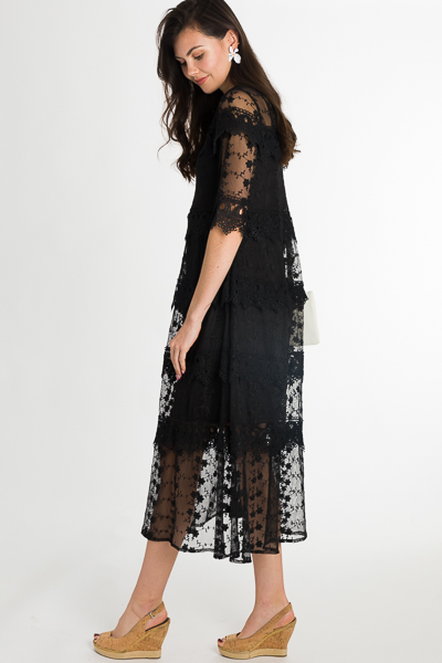 Slip on By Lace Maxi, Black