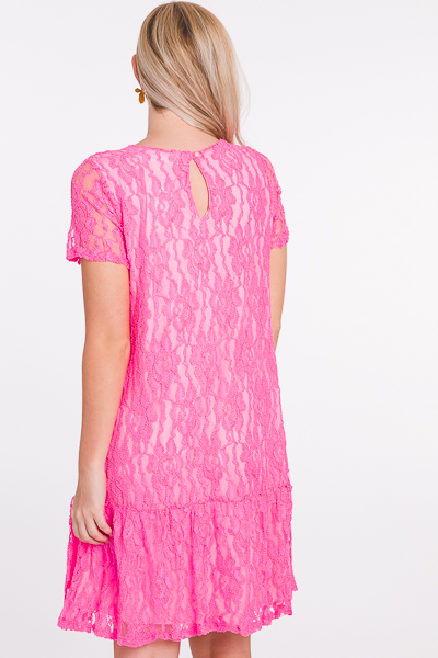 Lacy Grace Dress, Pink