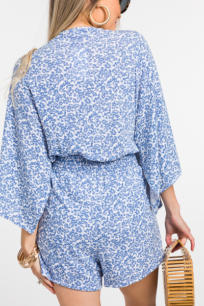 Chinoiserie Knit Romper