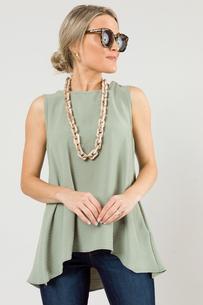 The Essential Tank Top, Sage