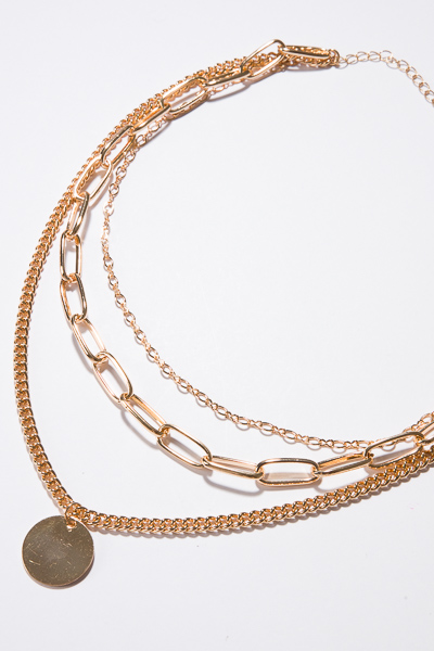 Essential Layer Necklace, Gold