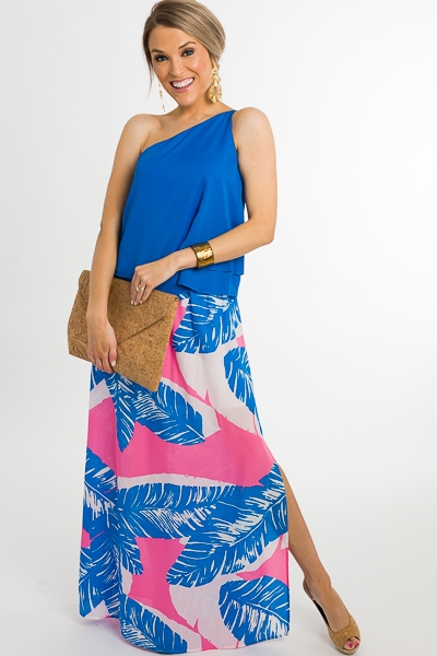 Layered One Shoulder Tank