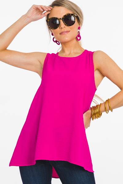 The Essential Tank Top, Magenta