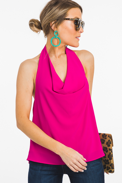 Lindy Loops Earring, Turquoise