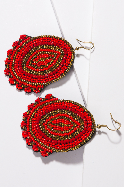 Cici Earring, Red