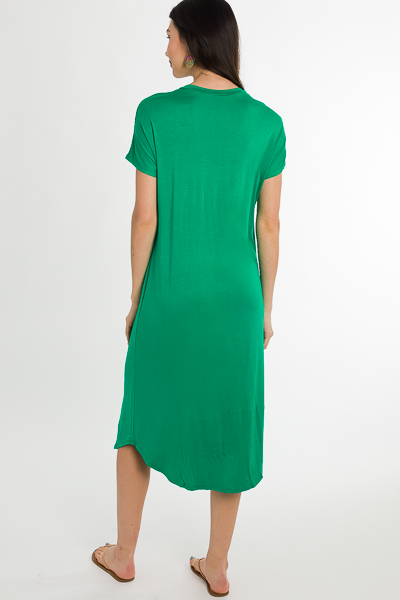 Simple Knit Midi, Green