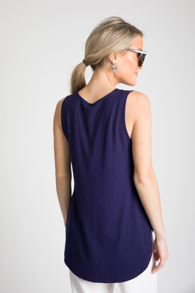 Casey Crew Tank, Navy