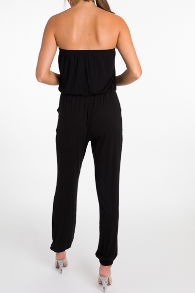Strapless Jogger Jumpsuit