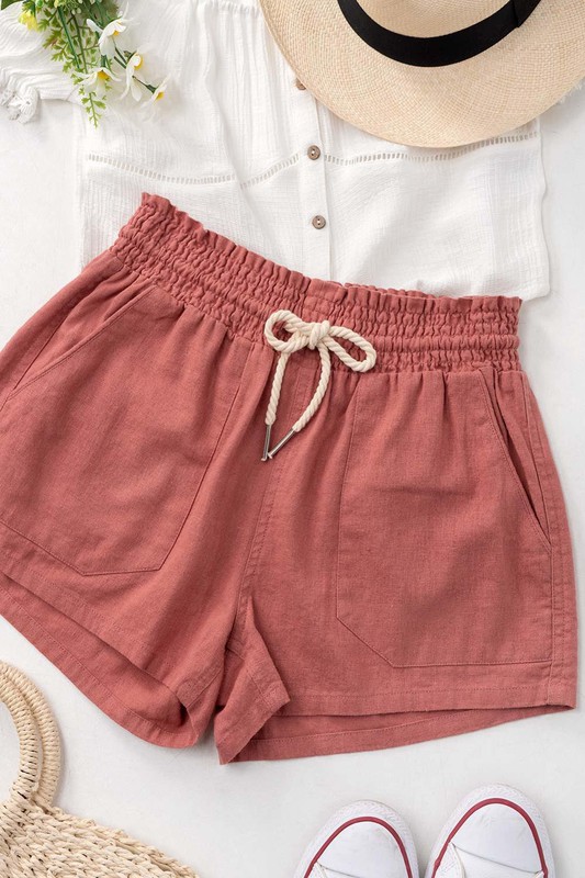 Roped In Shorts, Mauve