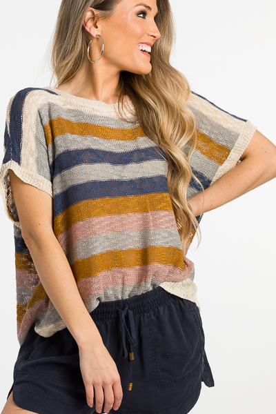 Free Stripes Summer Sweater