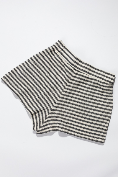 Stripe Knit Short