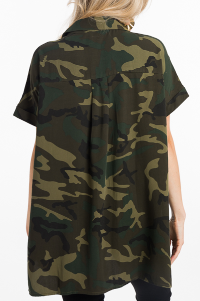 Army Button Down