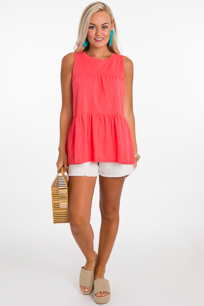 Tiered Tank, Coral