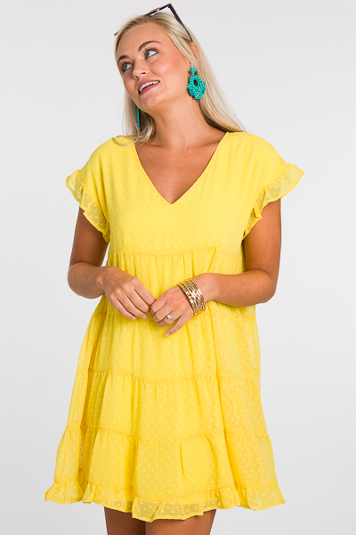 Dot on Dress, Yellow