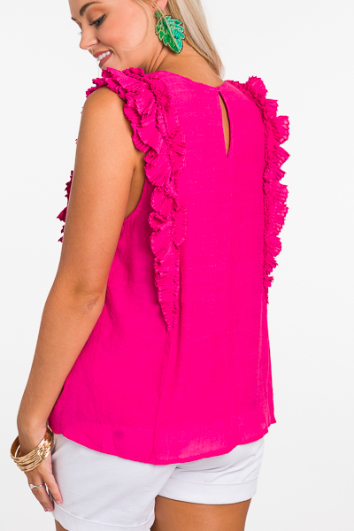 Princess Pleated Top, Pink