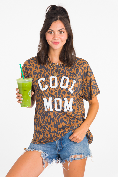 Cool Mom Leopard Tee