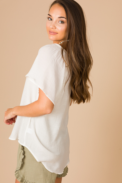 Airy Blouse, Off White