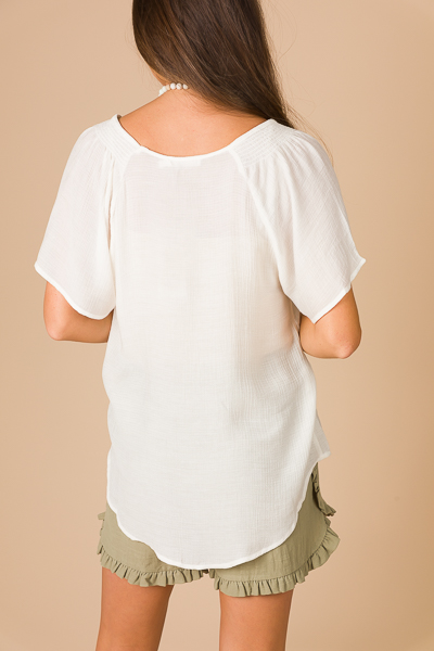 Airy Blouse, Off White