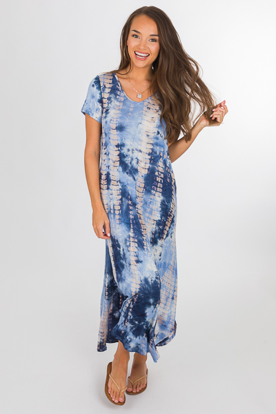 Blue Moves Dyed Maxi