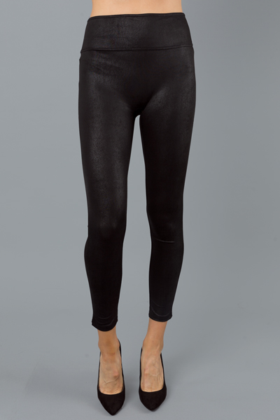 Matte Faux Leather Legging