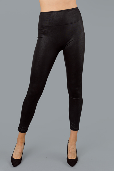 Matte Faux Leather Legging