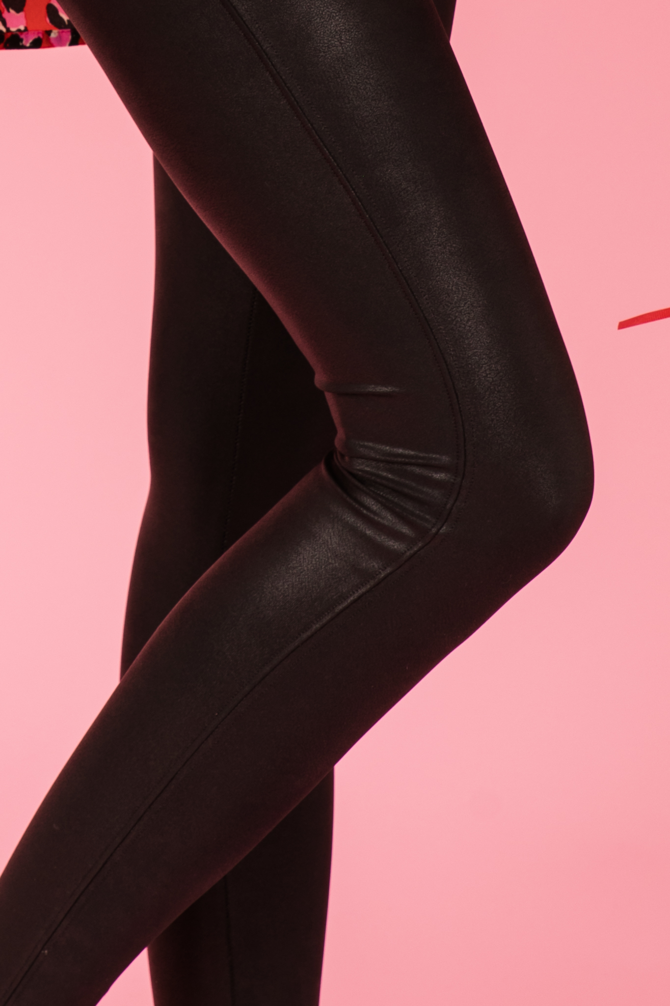 Matte Faux Leather Legging