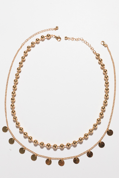 Ball and Chain Layer Necklace