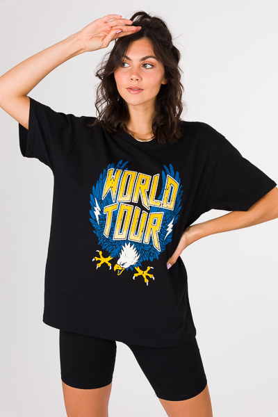 World Tour Tee, Black