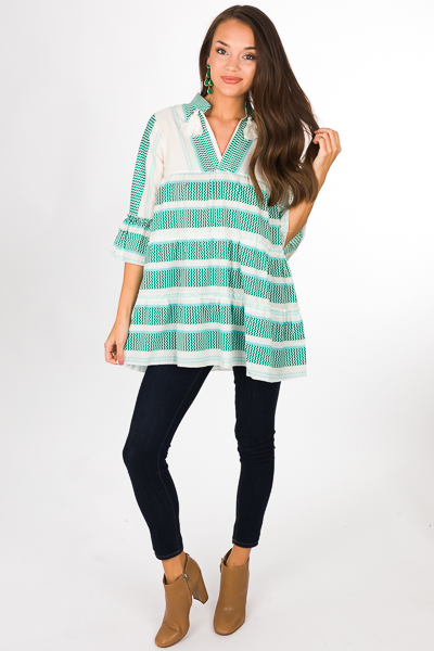 Free Way Frock, Green