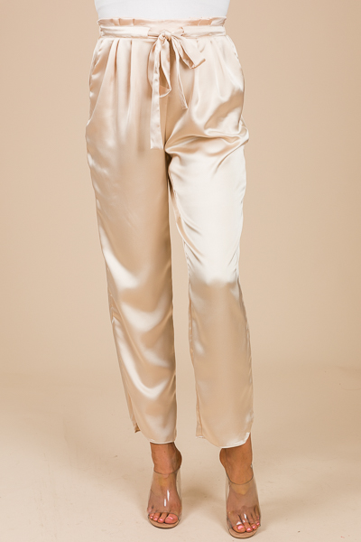 Evening Affair Pants, Champagne