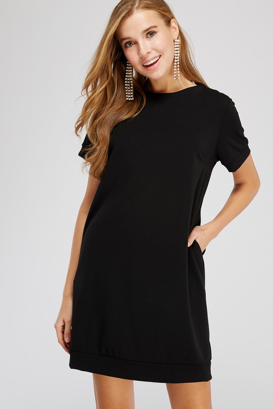 Banded Stretch Shift, Black
