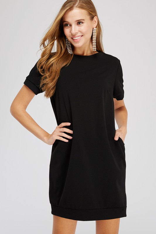 Banded Stretch Shift, Black