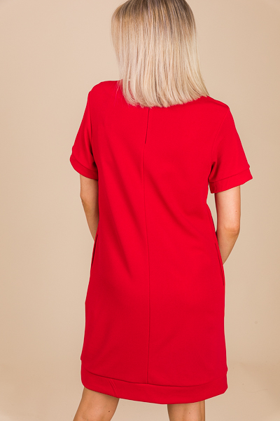 Banded Stretch Shift, Red