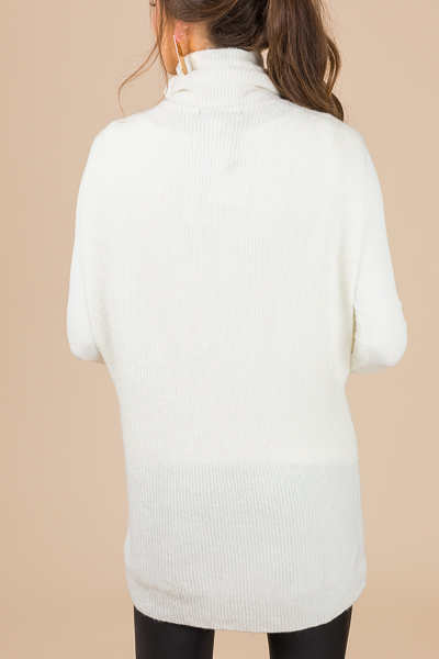 Posh Sleeveless Sweater, Ivory