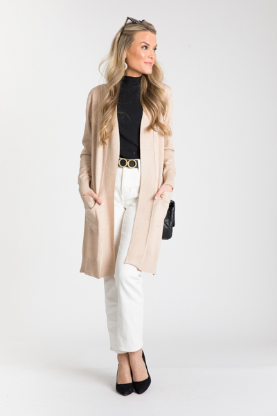 Easy Living Cardigan, Khaki