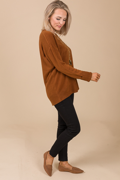 Simplicity Sweater, Hazelnut