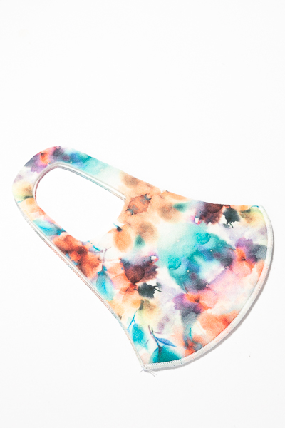 Scuba Mask, Orange Multi