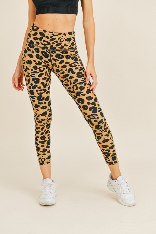 High Rise Legging, Leopard