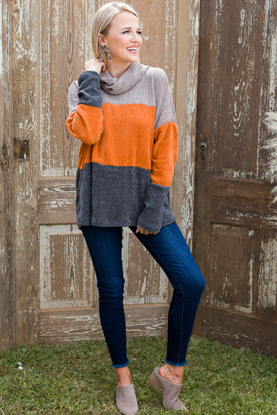 Patch Chenille Sweater